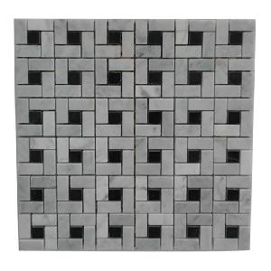 Carrara white mosaic 2