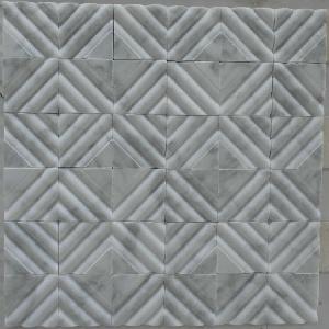 Carrara white mosaic 3