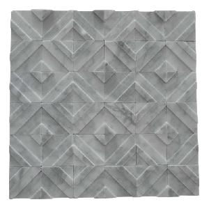 Carrara white mosaic