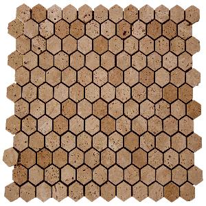Travertine hex
