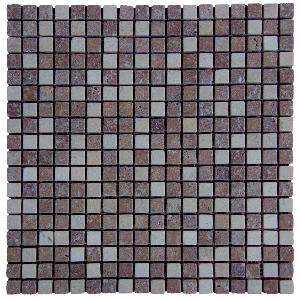 Travertine mixed mosaic