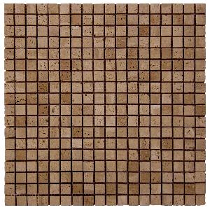 Travertine mosaic 15x15