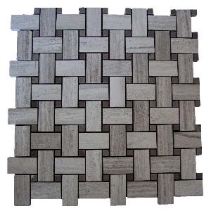 Wood vein basket weave