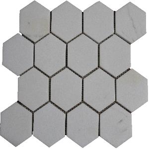 Thassos 3 inches hexagon